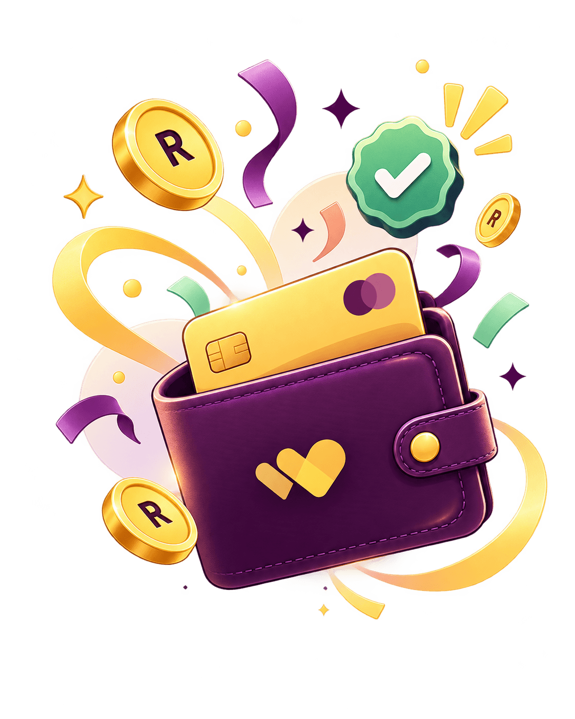 RewardWish wallet celebrating a completed cash out